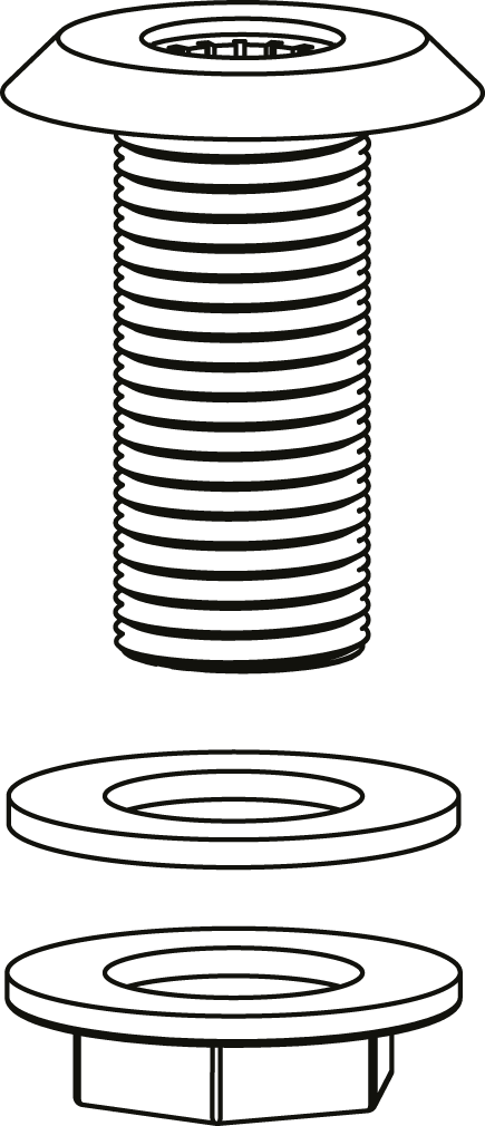 Dispenser Basiskörper & Dichtung, d28mm